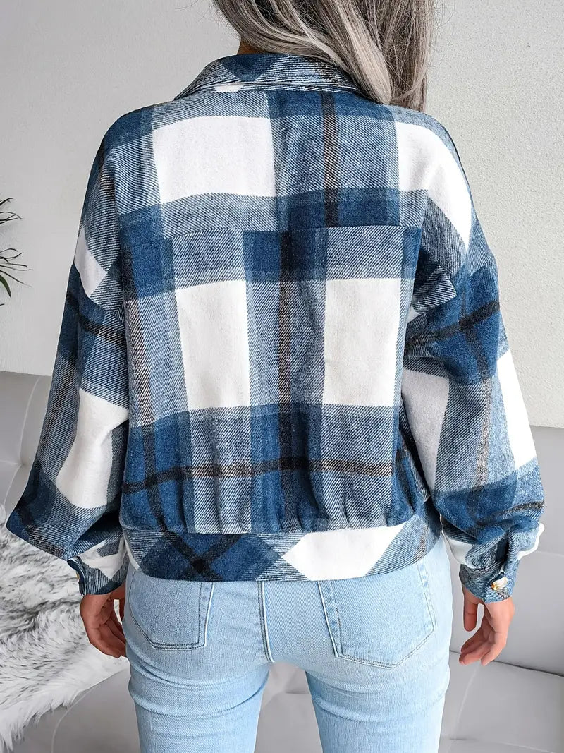 SHIMR | CROPPED FLANNEL JASJE