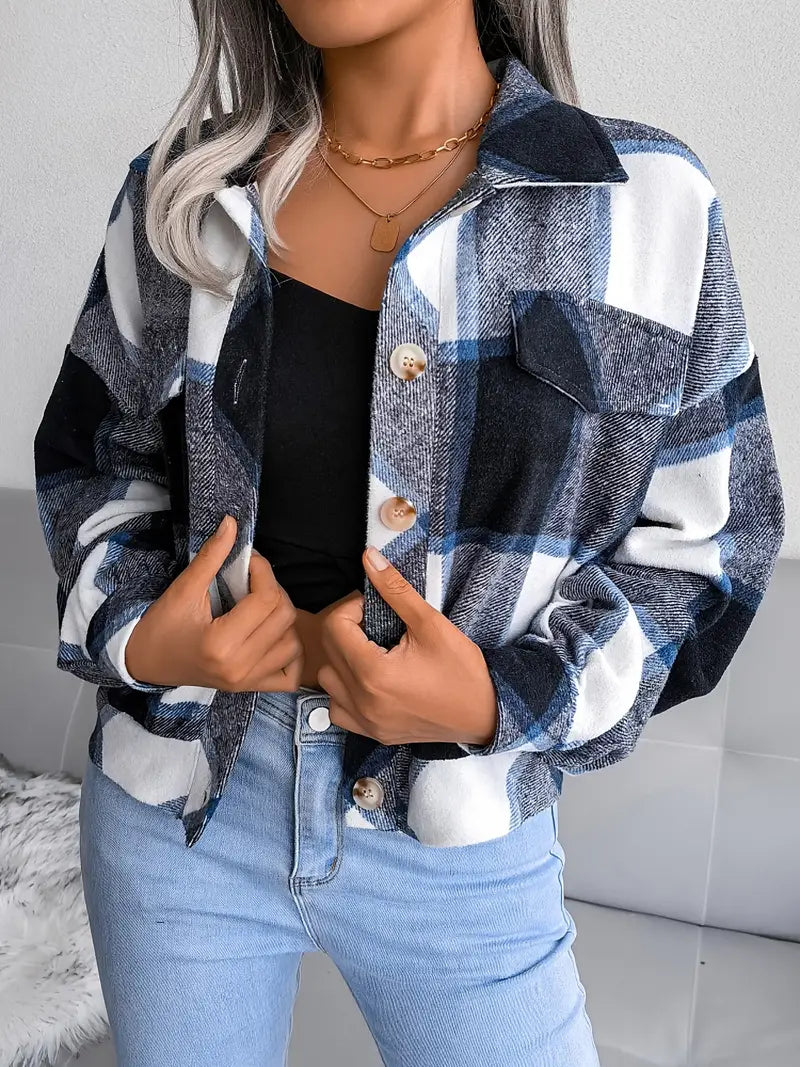 SHIMR | CROPPED FLANNEL JASJE