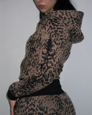 Lena | Leopard Print Tracksuit