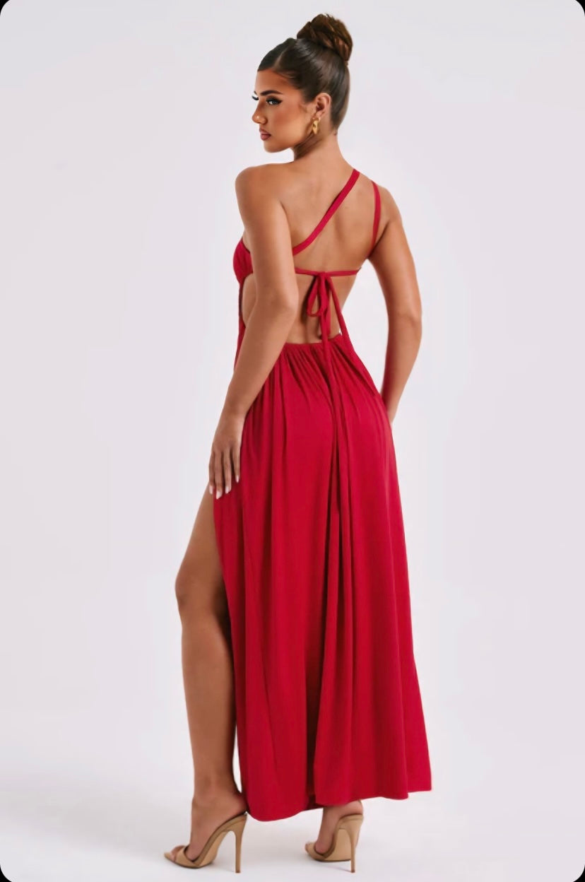 SHIMR | MAXI JURK MET SLIT