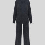 Eline | Turle Neck Knit Pants Set