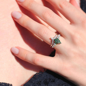 SHIMR | Green Moss Ring