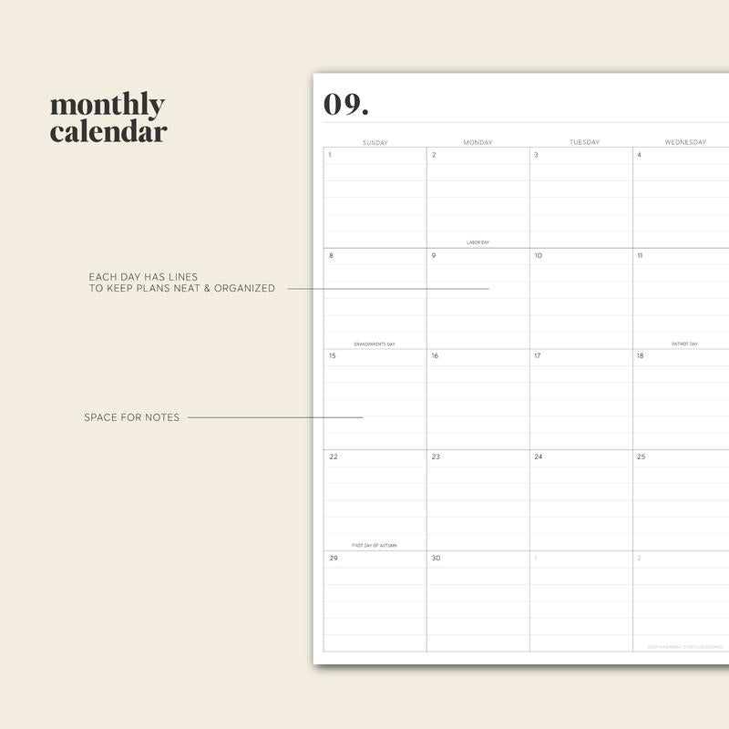 SHIMR | 24-25 DAGELIJKSE PLANNER