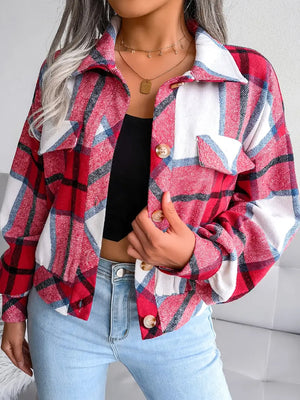 SHIMR | CROPPED FLANNEL JASJE