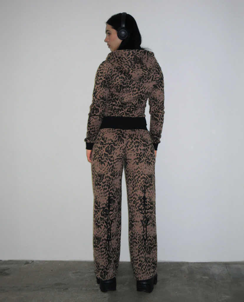 Lena | Leopard Print Tracksuit