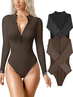 Zoey  | Zip up bodysuit