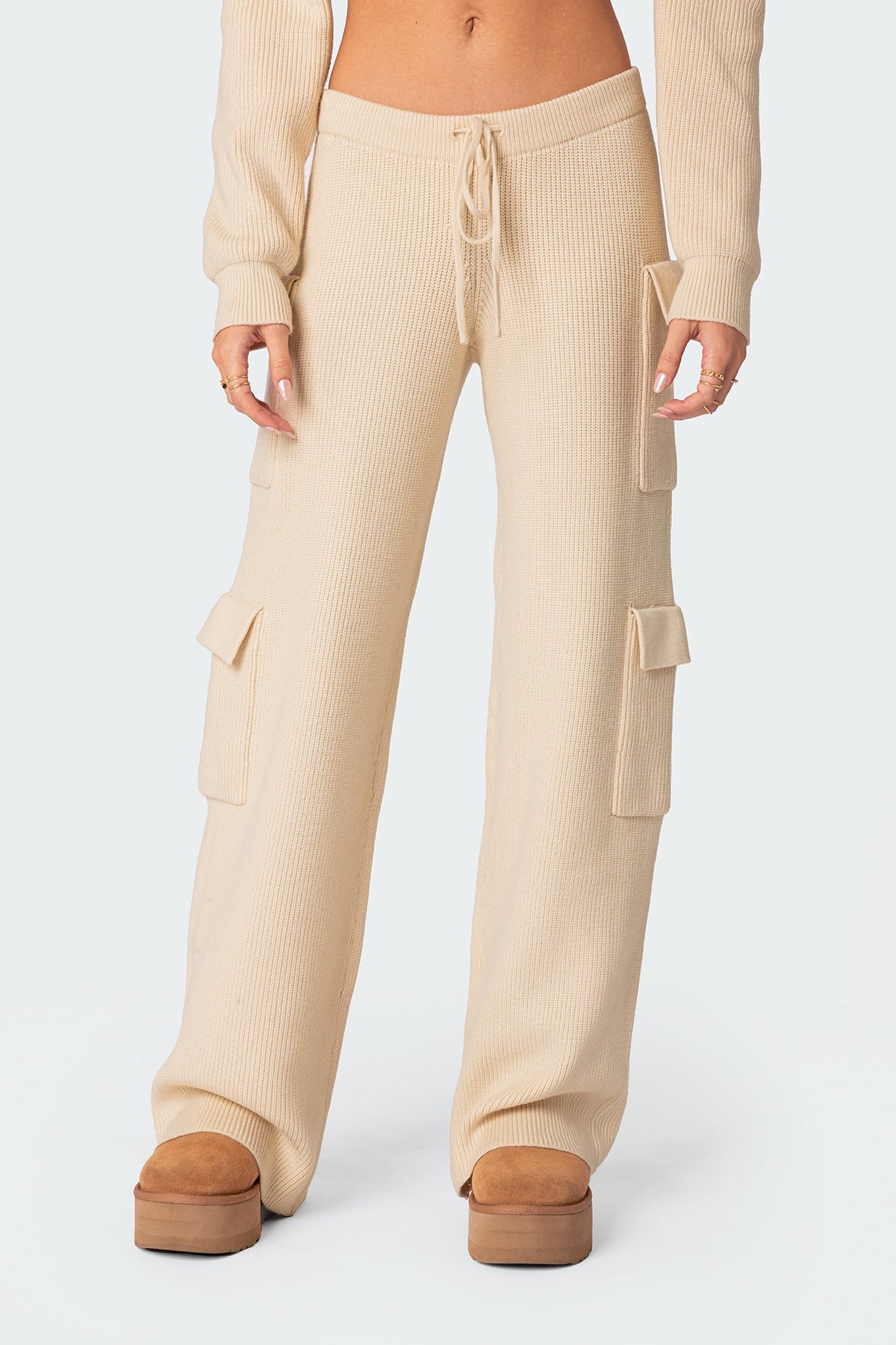 SHIMR | KNIT CARGO PANTS