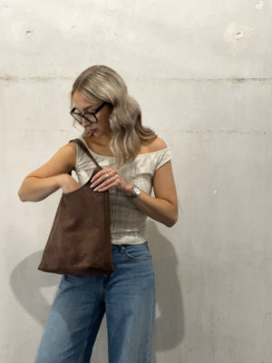 SHIMR | SUEDE TOTE