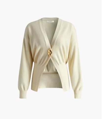 Becky | Gold Button Cardigan