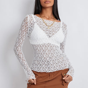 SHIMR l Trendy Lace Top