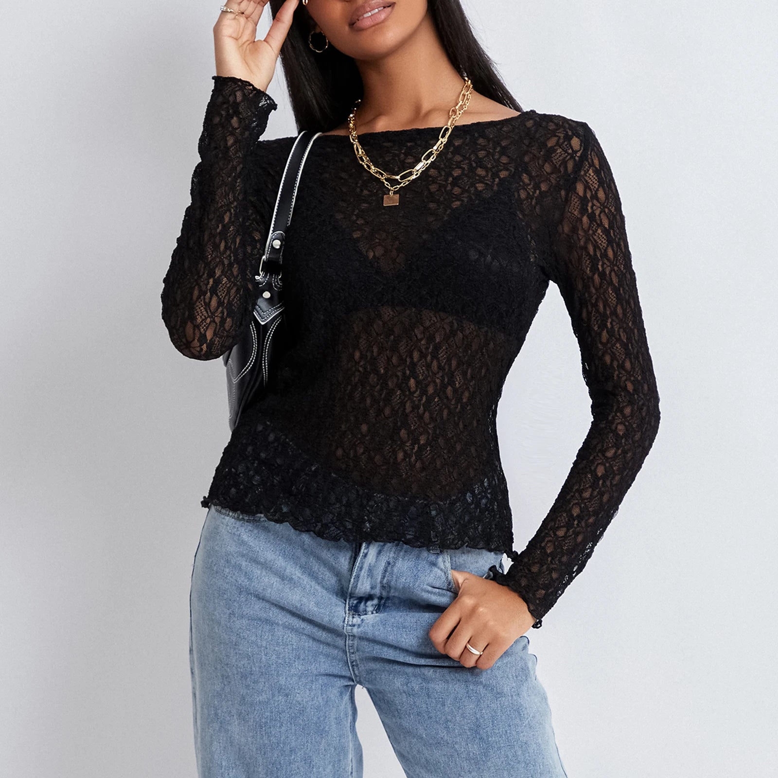 SHIMR l Trendy Lace Top