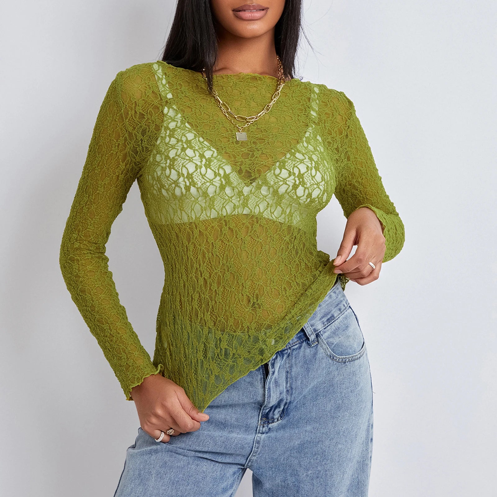 SHIMR l Trendy Lace Top