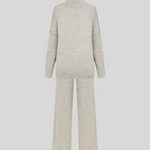 Eline | Turle Neck Knit Pants Set