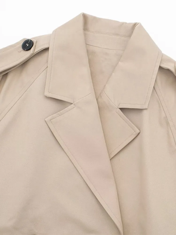 Carina Cropped Trenchcoat | Stijlvol & Vintage