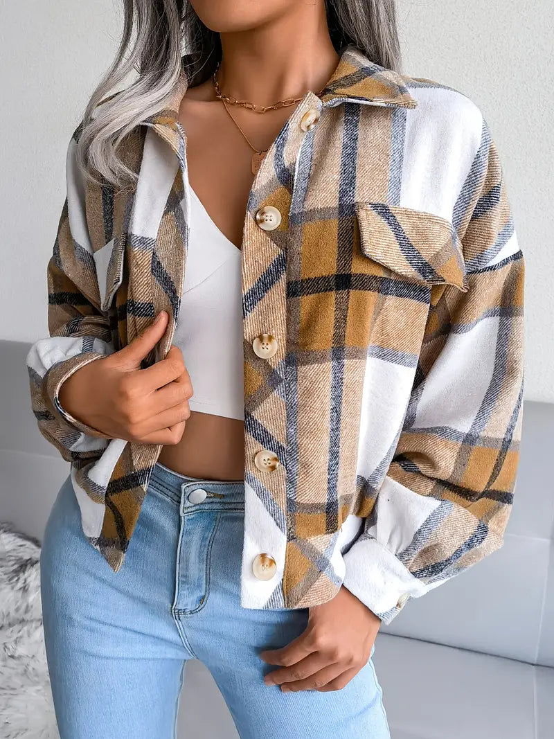 SHIMR | CROPPED FLANNEL JASJE