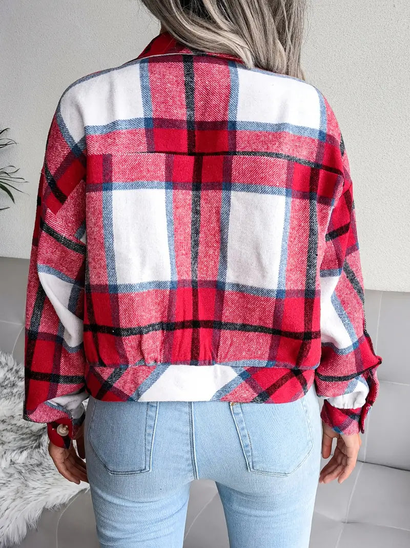 SHIMR | CROPPED FLANNEL JASJE