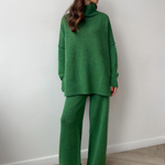 Eline | Turle Neck Knit Pants Set