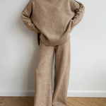 Eline | Turle Neck Knit Pants Set