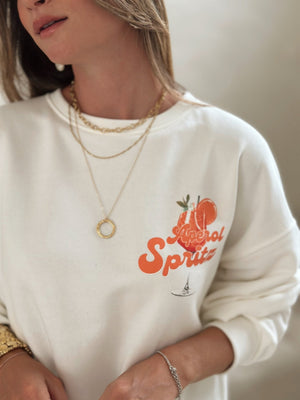 SHIMR | GIRLS DRINK APEROL SWEATER