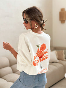 SHIMR | GIRLS DRINK APEROL SWEATER