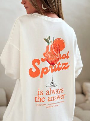 SHIMR | GIRLS DRINK APEROL SWEATER