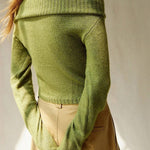 SHIMR | OFF SCHOULDER KNIT SWEATER