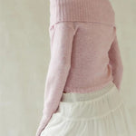 SHIMR | OFF SCHOULDER KNIT SWEATER