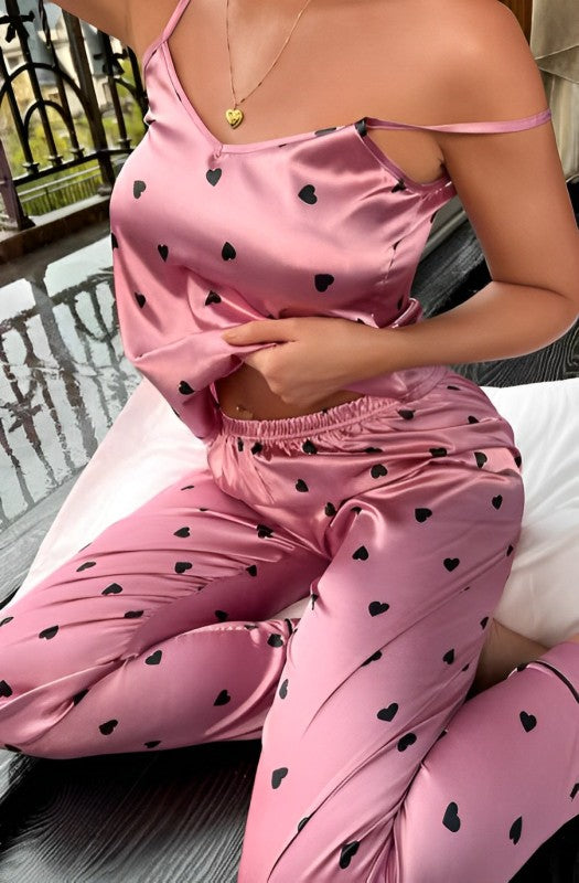 SHIMR | SATIN PJ SET