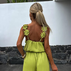 SHIMR | JUMPSUIT MET BLOEMENBAND